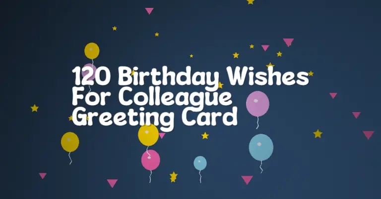 120 Birthday Wishes For Colleague Greeting Card