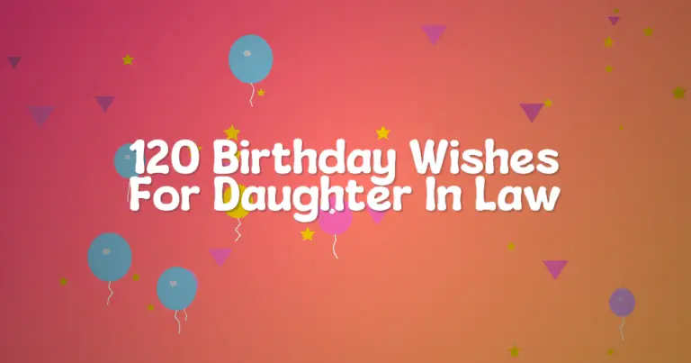 120 Birthday Wishes For Daughter In Law