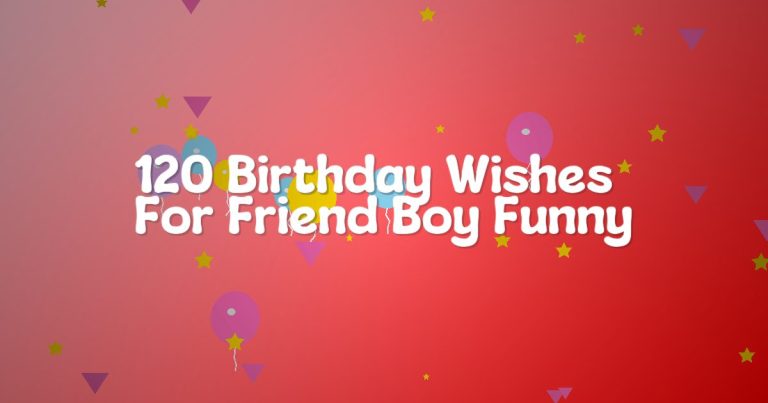 120 Birthday Wishes For Friend Boy Funny