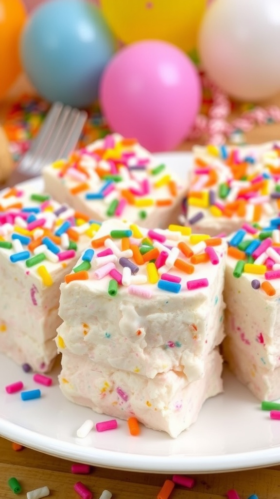Birthday Cake Marshmallow Dream Bars Recipe