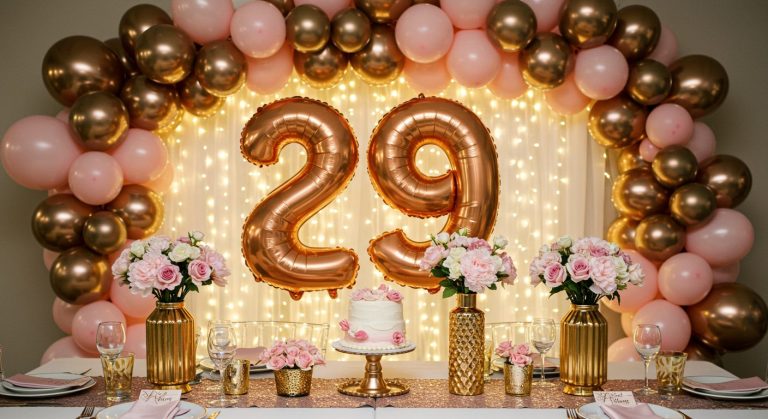 29th Birthday Decoration Ideas For Woman  